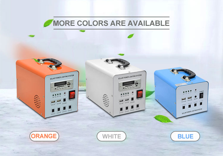 dc solar power system kit colors