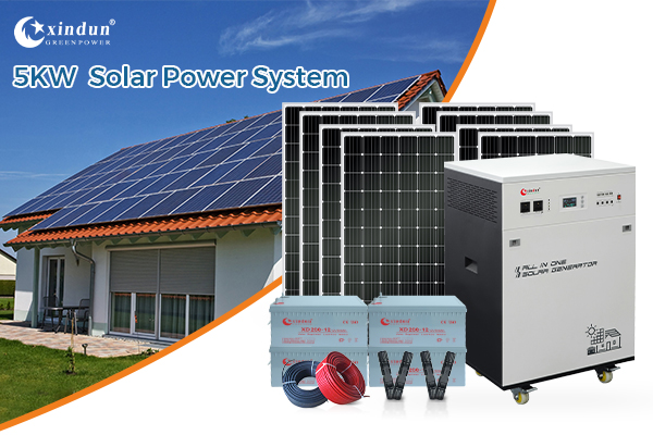 how much power does a 5kw solar system produce