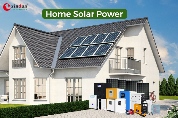 how does home solar power work