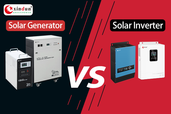 What does the peak power of the power inverter mean and what is the difference between it and the rated power