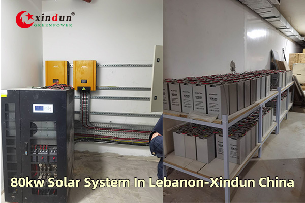 80kw commercial solar system in Lebanon