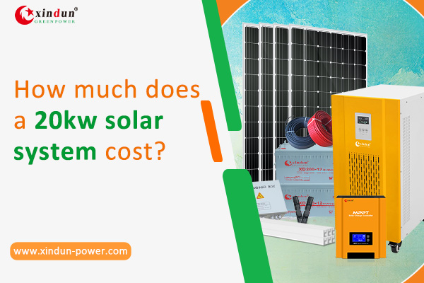 How much does a 20kw solar system cost?