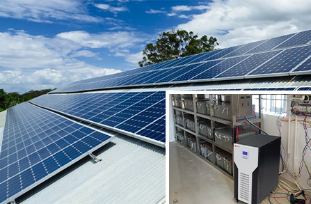 Modelo de sistema solar off grid 20kw en España