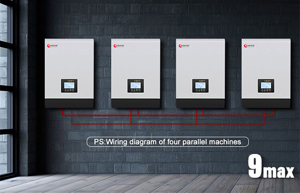 best solar pv inverter-paralleled with 9 units