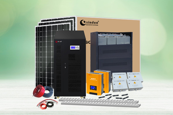 80KW three phase stand alone solar power system