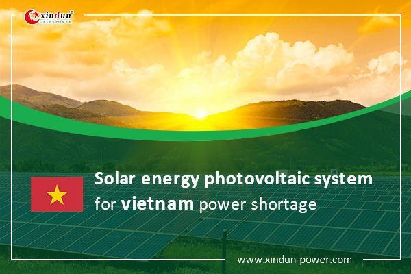 Solar energy photovoltaic system for vietnam power shortage