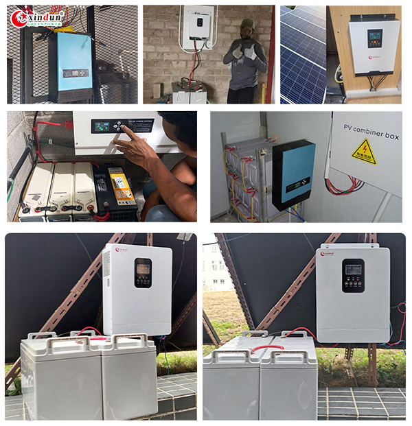 Inverter with solar mppt & mains charger application