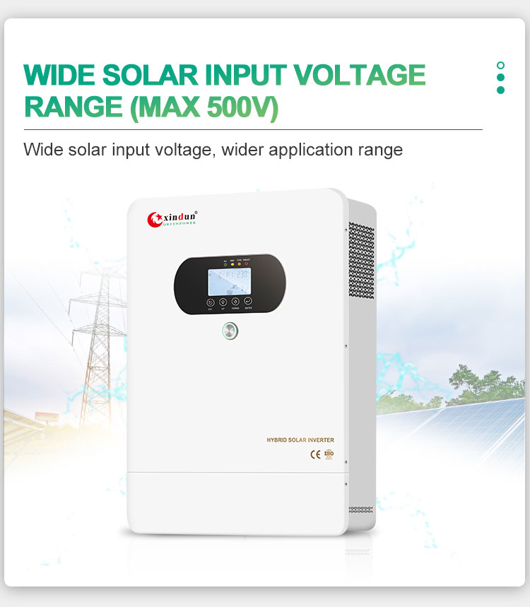 wide voltage hybrid inverter on off grid