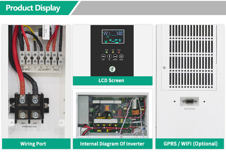 all in one inverter and battery display