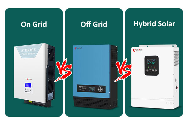 On Grid Vs Off Grid Vs Hybrid Solar Inverter Vs Normal Inverter