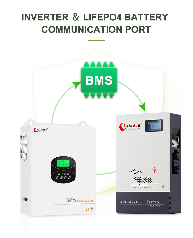 hybrid inverter with lifepo4 battery