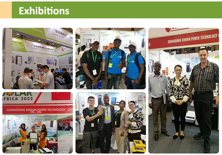 Xindun attented inverter solar exhibition 