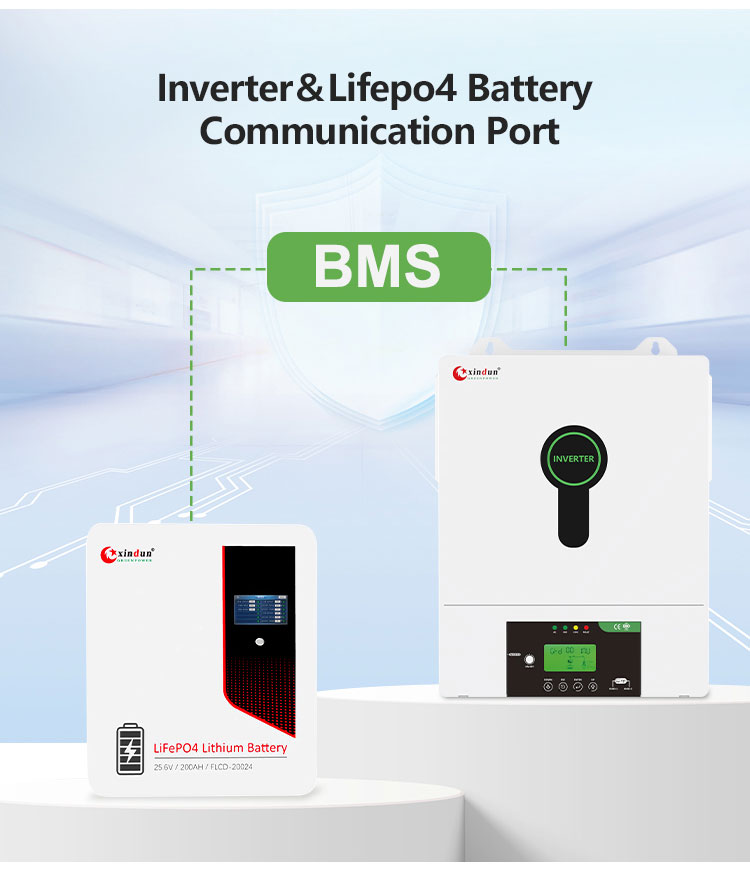 BMS dual output solar inverter 