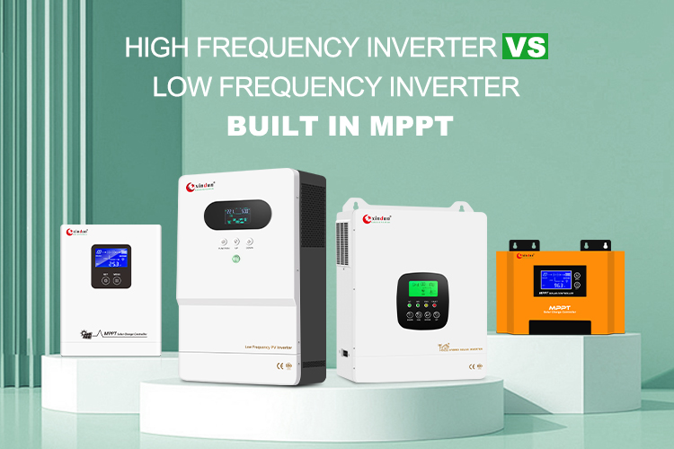 high frequency and low frequency pv inverter with mppt
