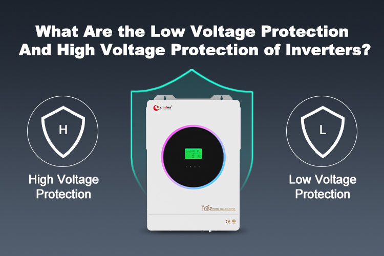 low voltage and high voltage inverter protection