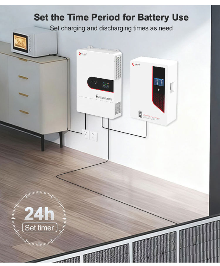 inverter times charging and discharging setting