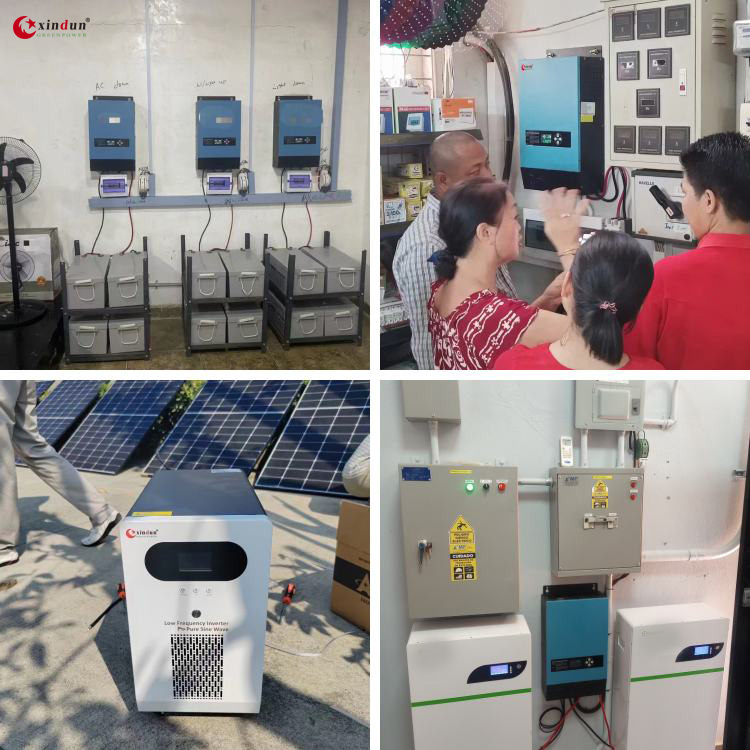 caso de suministro de fase dividida del inversor