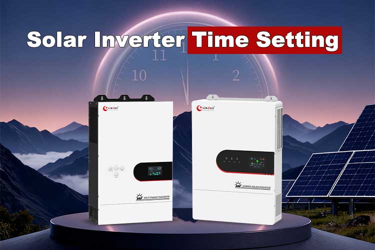 solar inverter time setting