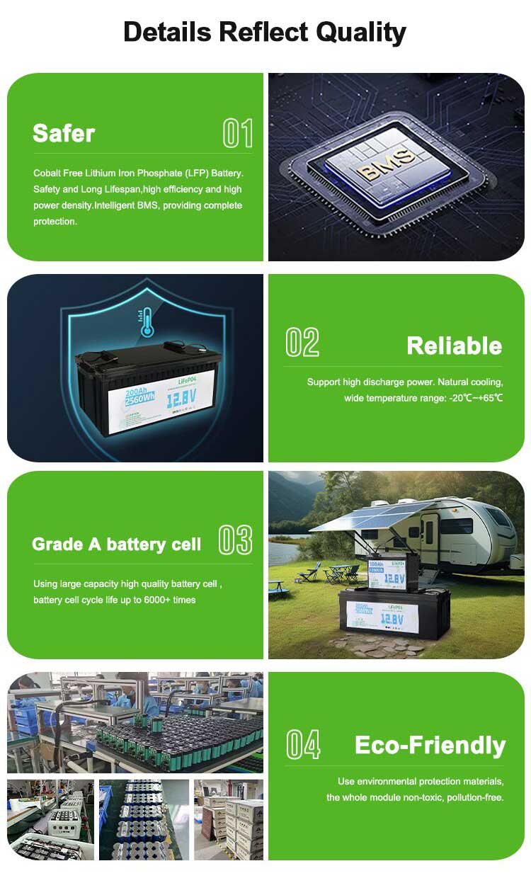 25.6 v 200ah lifepo4 battery advantages