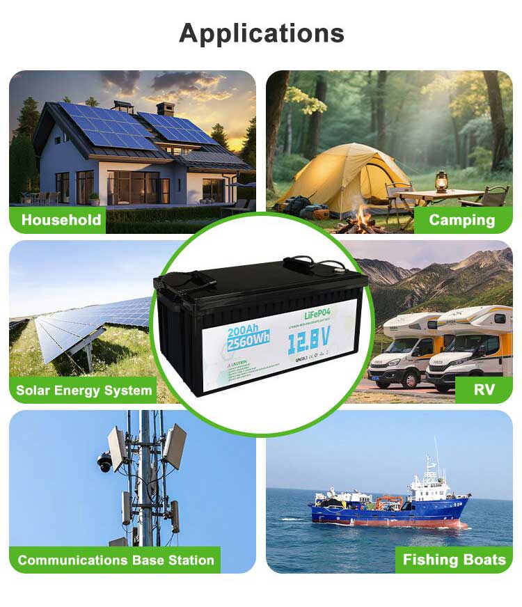 lifepo4 battery applications