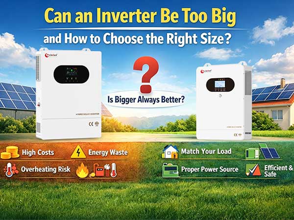 Can an Inverter Be Too Big and How to Choose the Right Size？