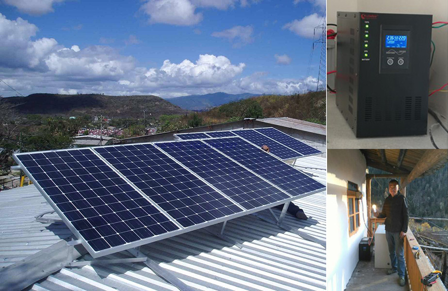 micro inverter solar panel system application