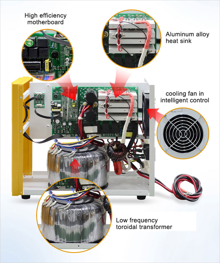 pure sine wave power inverter charger circuit board details_03