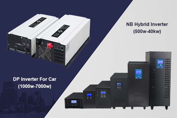 Hybrid inverter for rv and power car inverter