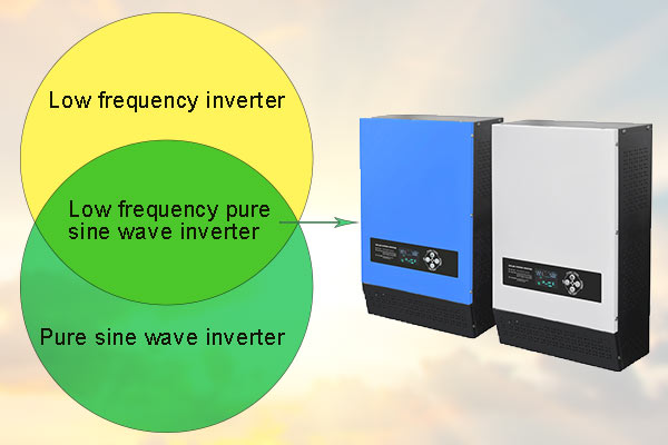 What is the difference between a low frequency inverter and a pure sine wave inverter