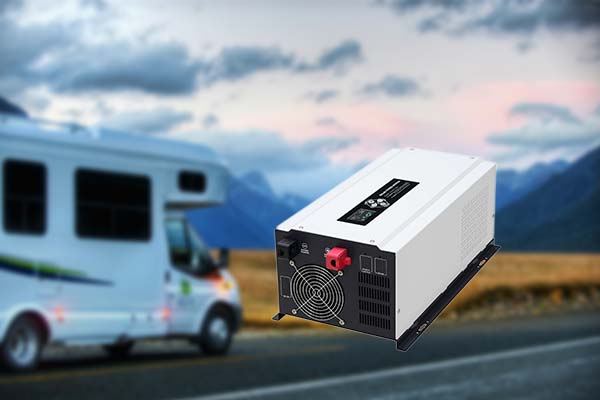 Portable electric rechargeable dc to ac power inverter converter for car