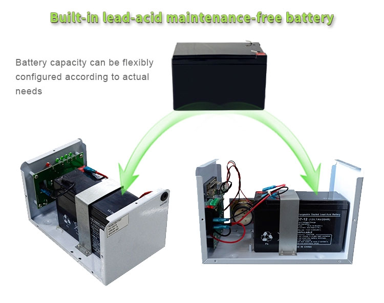 dc solar power system kit with maintenance-free battery