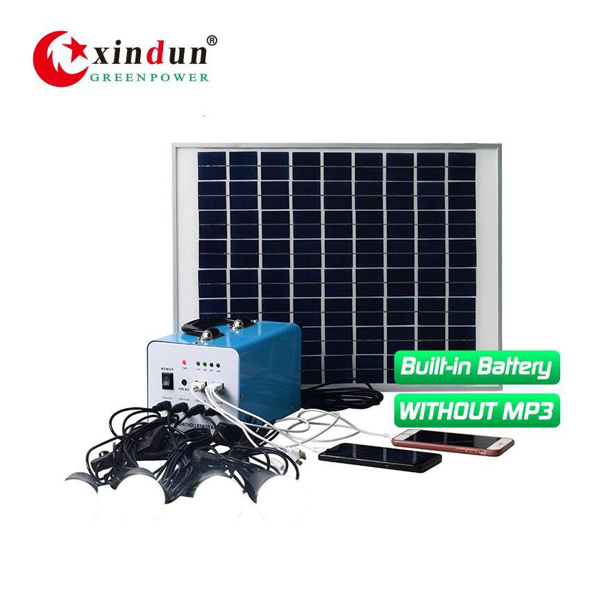 XD-T Solar Panel Kit with Battery 12V 10W/20W/30W/50W