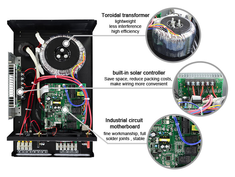 off gird hybrid solar inverter circuit board