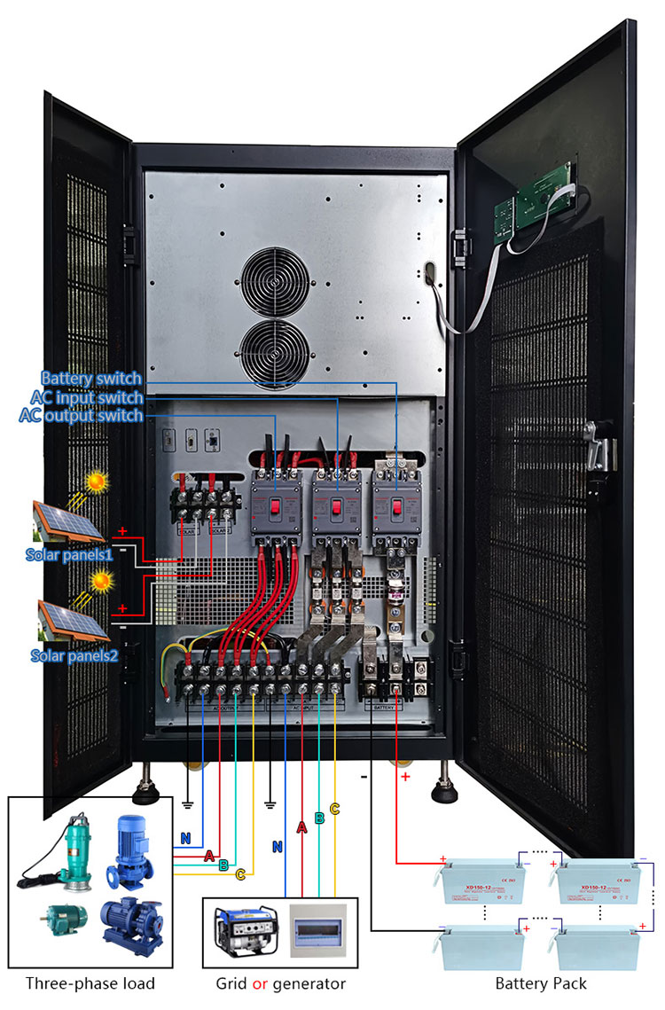 three phase hybrid solar inverter wiring diagram