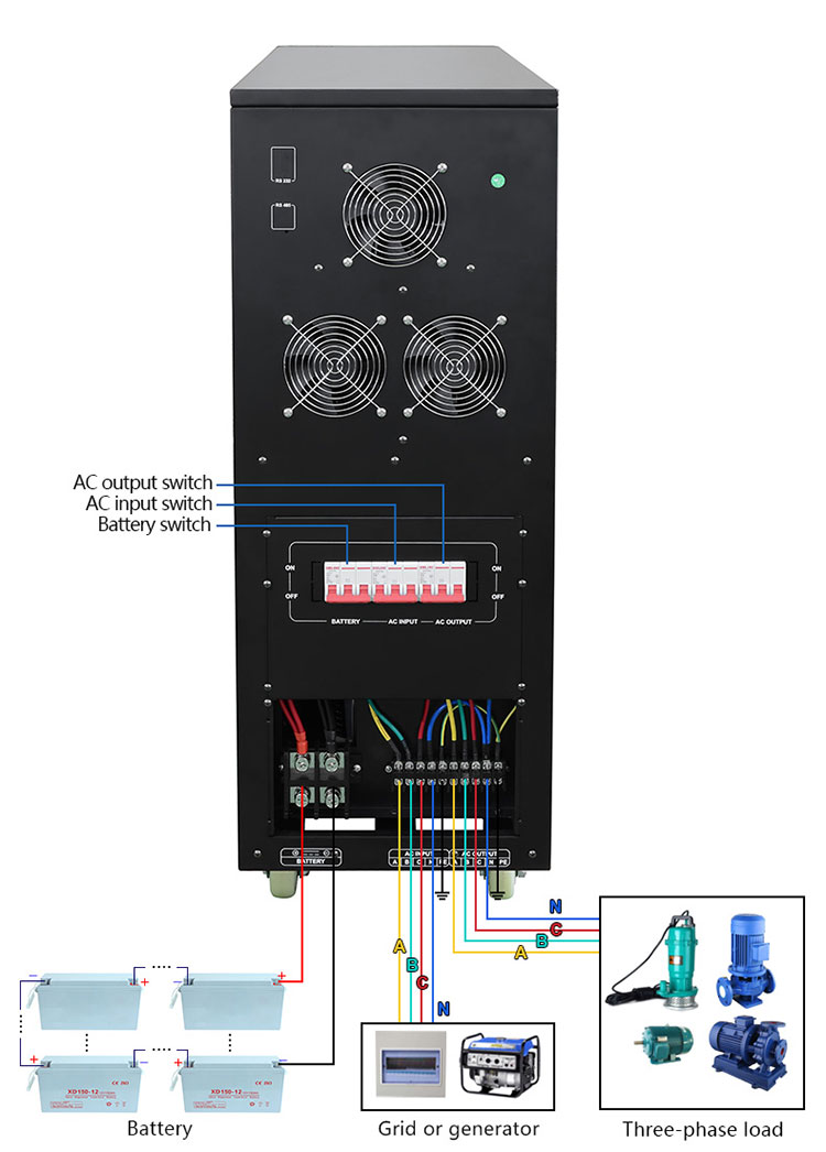 how does ups power supply work?