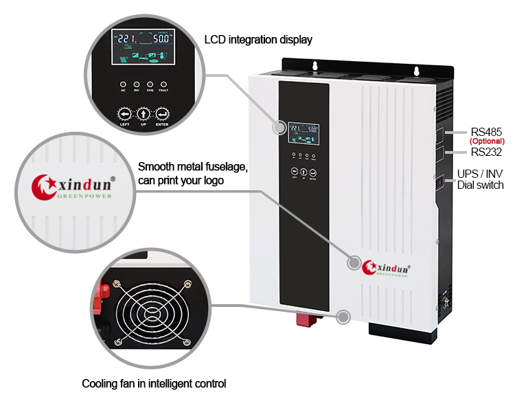 hp battery less solar inverter