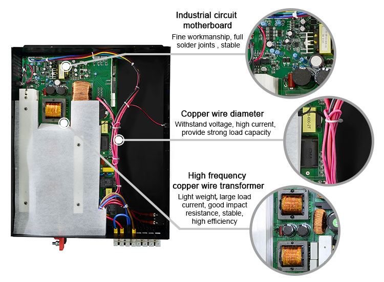 12v dc to ac power inverter circuit board details_02