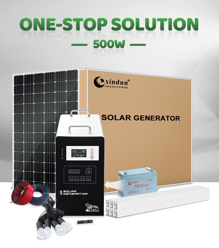 choose XINDUN best 500 watt solar generator for house, get one-stop solar solution