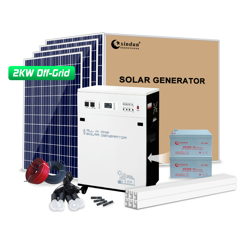 SESS 2KW Portable Whole Home Solar System
