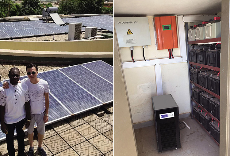 20kw hybrid solar system in Burkina Faso