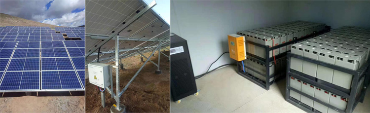 three phase 25kw off grid solar system with battery in Egypt