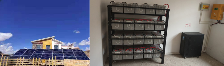 three phase 40kw off grid solar system with battery in Morocco