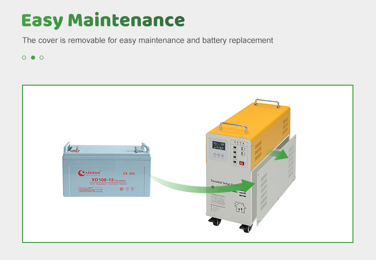 small mini solar generator  maintenance