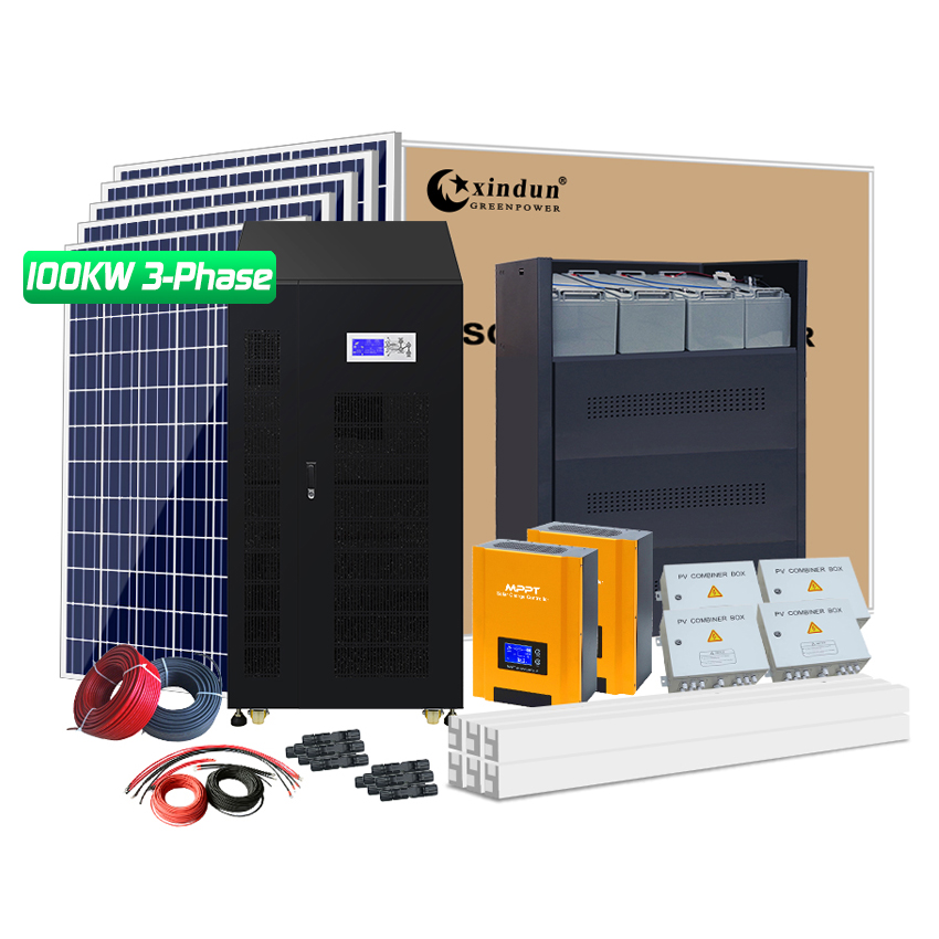 100kw off grid solar system cost