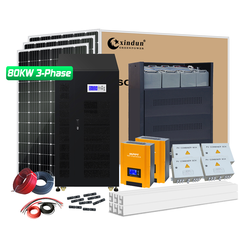 SESS 80KW 3 Phase Solar System Off Grid