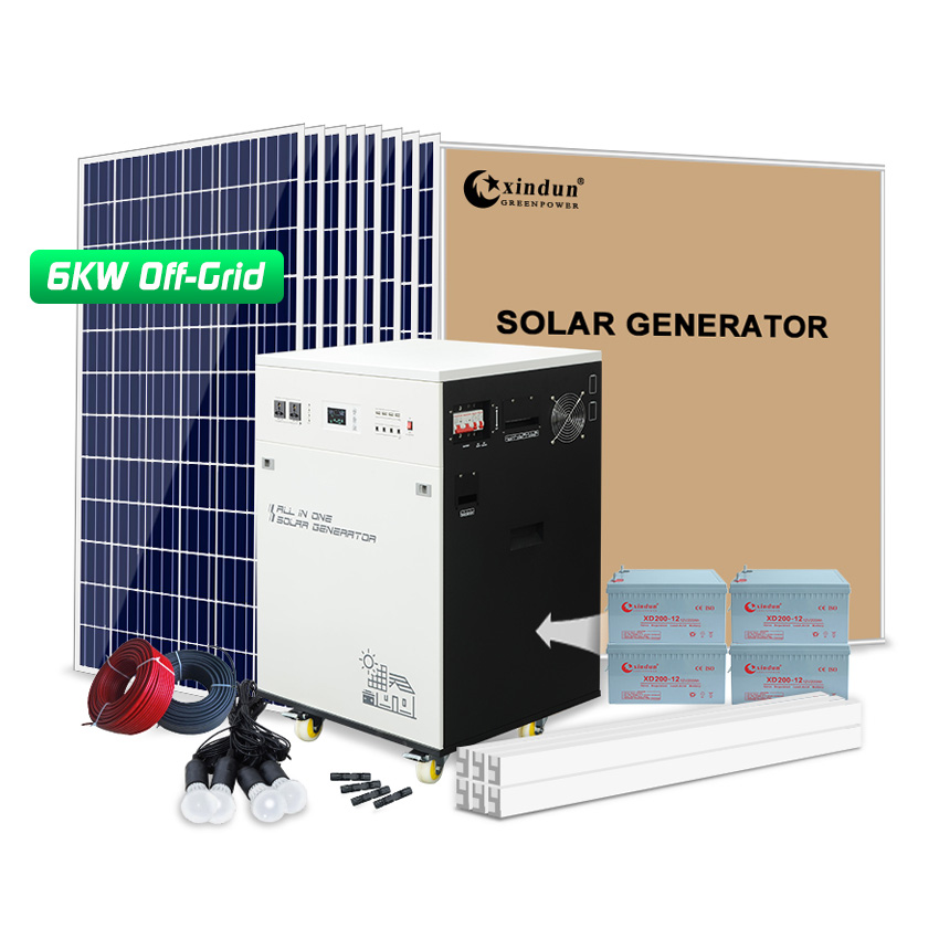 solar panel and generator kit