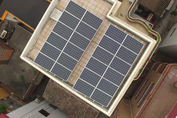 3 phase solar system supply power to factory