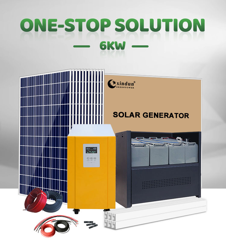 choose XINDUN independent solar system with battery, get one-stop solar solution