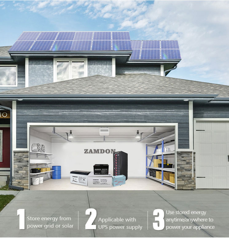 store energy from lifepo4 lithium battery