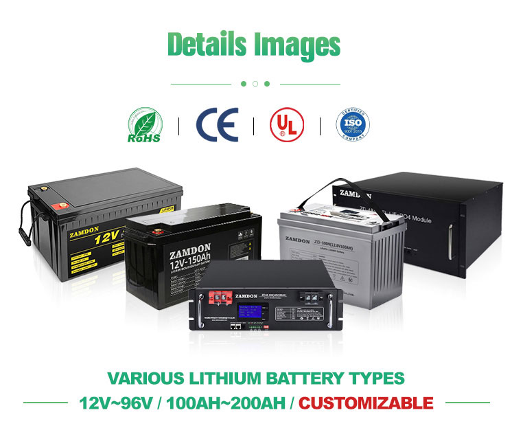 li ion rechargeable batteries details